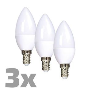 Žiarovka LED E14 6W biela teplá ECOLUX SOLIGHT WZ431-3 3ks vyobraziť