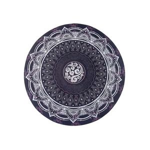 Podložka na jogu Mandala Black guľatá 70cm vyobraziť
