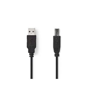Kábel USB 2.0 A konektor/USB 2.0 B konektor 3m NEDIS CCGP60100BK30 vyobraziť