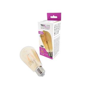 Žiarovka Filament LED E27 4W biela teplá TRIXLINE ST64 Gold vyobraziť