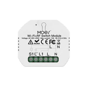 Smart ovládač osvetlenia MOES Switch Module MS-104 Bluetooth WiFi Tuya vyobraziť