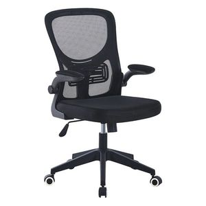Kancelárska stolička s lakťovou opierkou, čierna vyobraziť