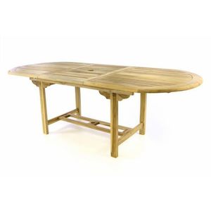Divero 47273 Záhradný oválny stôl - roztahovateľný - 170/230 cm vyobraziť
