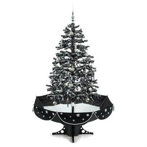 OneConcept Everwhite, vianočný stromček, 180 cm, simulácia sneženia, čierny vyobraziť