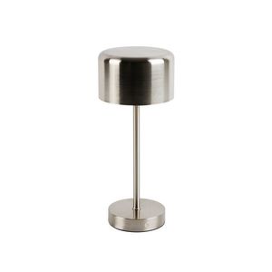 Moderne tafellamp staal oplaadbaar - Poppie vyobraziť