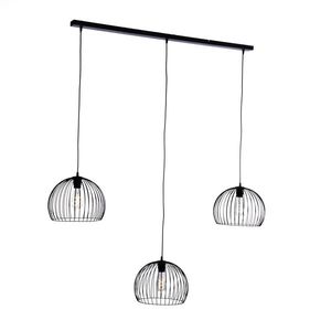 Moderne hanglamp zwart 3-lichts - Koopa vyobraziť
