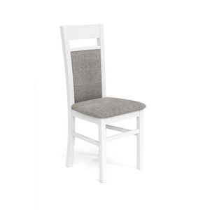 Jedálenská stolička Genrad biela/sivá vyobraziť