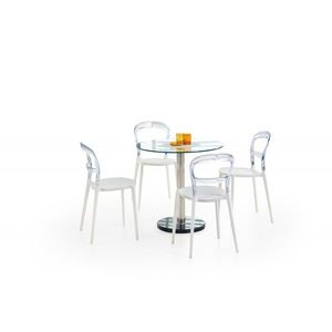 Jedálenský stôl Cyril 80 cm strieborný vyobraziť