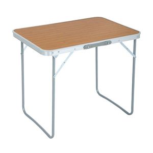Kempingový stolek ARES 70x50 cm hnědý vyobraziť