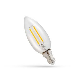 LED žárovka svíčka E27 230V 1W E14 neutrální bílá vyobraziť