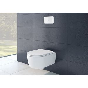Villeroy & Boch Soul - Závesné WC so sedátkom SoftClose, alpská biela 4656HR01 vyobraziť