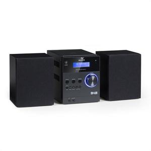 Auna MC-20 DAB micro stereo zariadenie, DAB+, bluetooth, diaľkové ovládanie, čierna farba vyobraziť