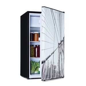 Klarstein CoolArt, mini chladnička, 79 l, mraznička 1, 5 l, energet. trieda F, dizajnové dvierka vyobraziť