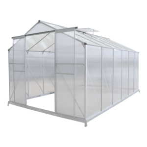 Záhradný skleník, polykarbonát, 252x374x195 cm, KACEN TYP 5 vyobraziť