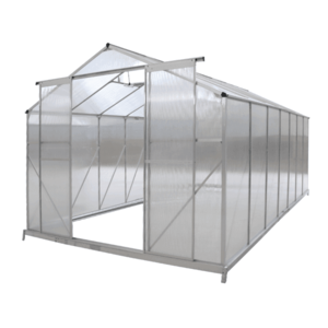 Záhradný skleník, polykarbonát, 252x432x195 cm, KACEN TYP 6 vyobraziť