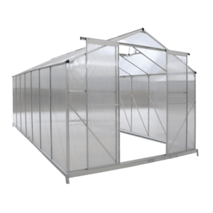 Záhradný skleník, polykarbonát, 252x496x195 cm, KACEN TYP 7 vyobraziť