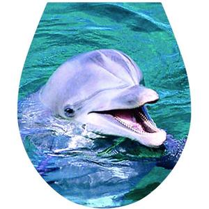 3D nálepka na WC dosku Delfín vyobraziť