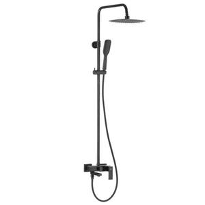 Logon Black sprchovo-vanovy system s funkcia dažďovej sprchy s mechanickou miešačom vyobraziť