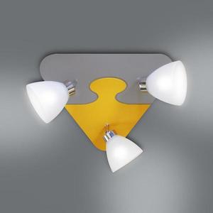 Lampa puzzle K3P-8 žltá/šedá PL3 vyobraziť