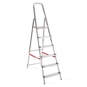 Hliníkový rebrík jednostranný 6-stupňový 125 kg vyobraziť