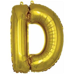 Fóliový balón písmeno D My Party 30cm vyobraziť