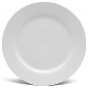 Keramický okrúhly tanier obedový 23cm biely vyobraziť