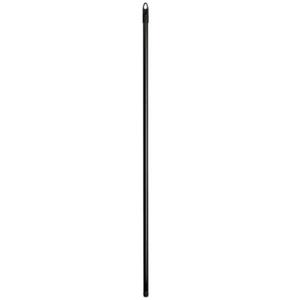 Kovová tyč na metlu, čierna so závitom 120cm vyobraziť