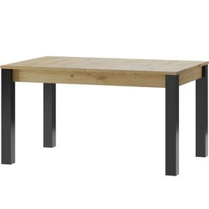 Rozkladací stôl Lucas 40 140/210x90cm Artisan/čierna mat vyobraziť
