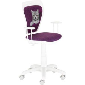 Kancelárska stolička Ministyle White Mačka vo svetri vyobraziť