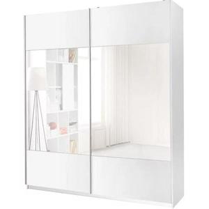 Skriňa Vario s zrkadlom biela 175 cm vyobraziť