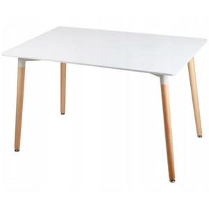 Stôl Bergen biely 140cm vyobraziť
