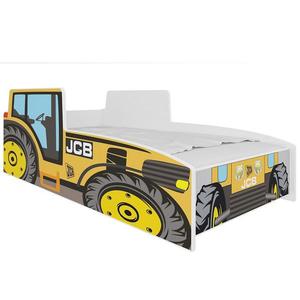 Detská Posteľ Traktor 140 žltý + Matrac a Rošt vyobraziť