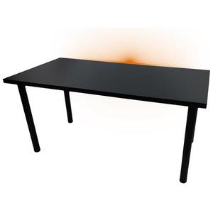Písací Stôl Pre Hráča 136x66x28 Model 1 čierna Top vyobraziť