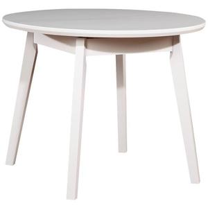 Rozkladací stôl ST39 100/130x100cm biely vyobraziť