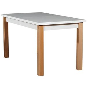 Rozkladací stôl ST28 140/180x80cm biely/buk vyobraziť