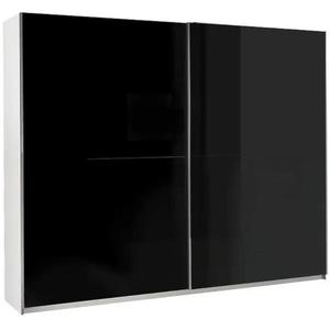 Skriňa Lux 1 čierna/biela 244 cm vyobraziť