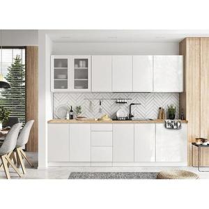 Biely kuchynský nábytok vyobraziť