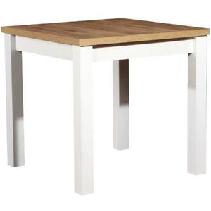Jedálenský stôl ST44 80x80 dub wotan / biely vyobraziť