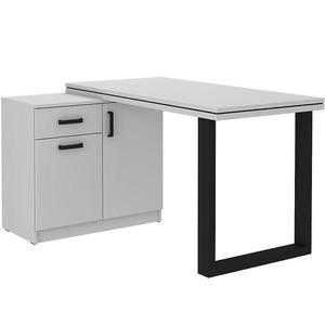 Písací stôl S nízkou komodou Malta Svetlo šedá (doska 56mm) Typ 140 vyobraziť