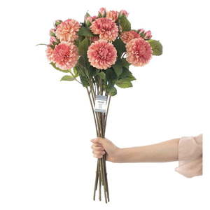 Umelé kvety v súprave 10 ks (výška 62 cm) Dahlia – AmeliaHome vyobraziť