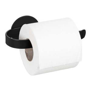 Matne čierny samodržiaci kovový držiak na toaletný papier Bivio – Wenko vyobraziť