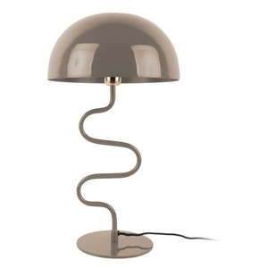 Svetlohnedá stolová lampa s kovovým tienidlom (výška 54 cm) Twist – Leitmotiv vyobraziť