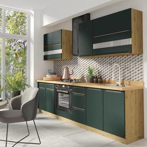 Kuchyňská Linka Glamour 260 C Plus s doskou green vyobraziť
