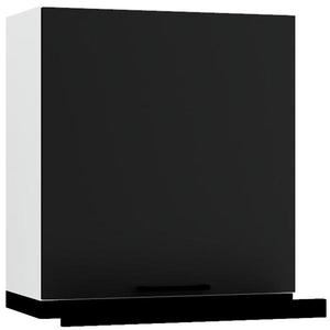 Kuchynská skrinka Max W60/68 Slim Pl z čiernam kapucňou čierna vyobraziť