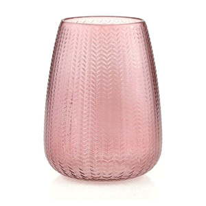 Svetloružová sklenená váza (výška 24 cm) Sevilla – AmeliaHome vyobraziť