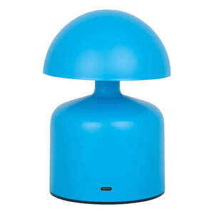Modrá stolová lampa s kovovým tienidlom (výška 15 cm) Impetu – Leitmotiv vyobraziť