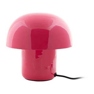 Ružová stolová lampa s kovovým tienidlom (výška 20 cm) Fat Mushroom – Leitmotiv vyobraziť