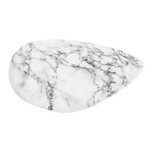 Kovová dekoratívna tácka 26x29.5 cm Marble Look – PT LIVING vyobraziť