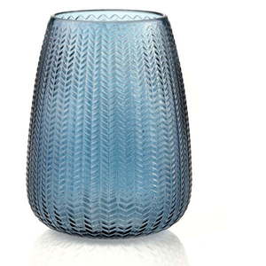 Modrá sklenená váza (výška 24 cm) Sevilla – AmeliaHome vyobraziť