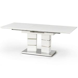 Rozkladací stôl Lord 160/200x90cm Mdf/Oceľ – Biely vyobraziť
